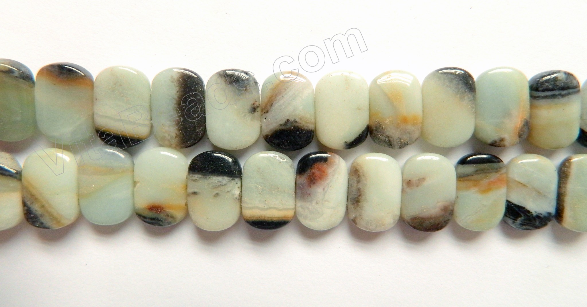 Double drilled sales gemstone beads